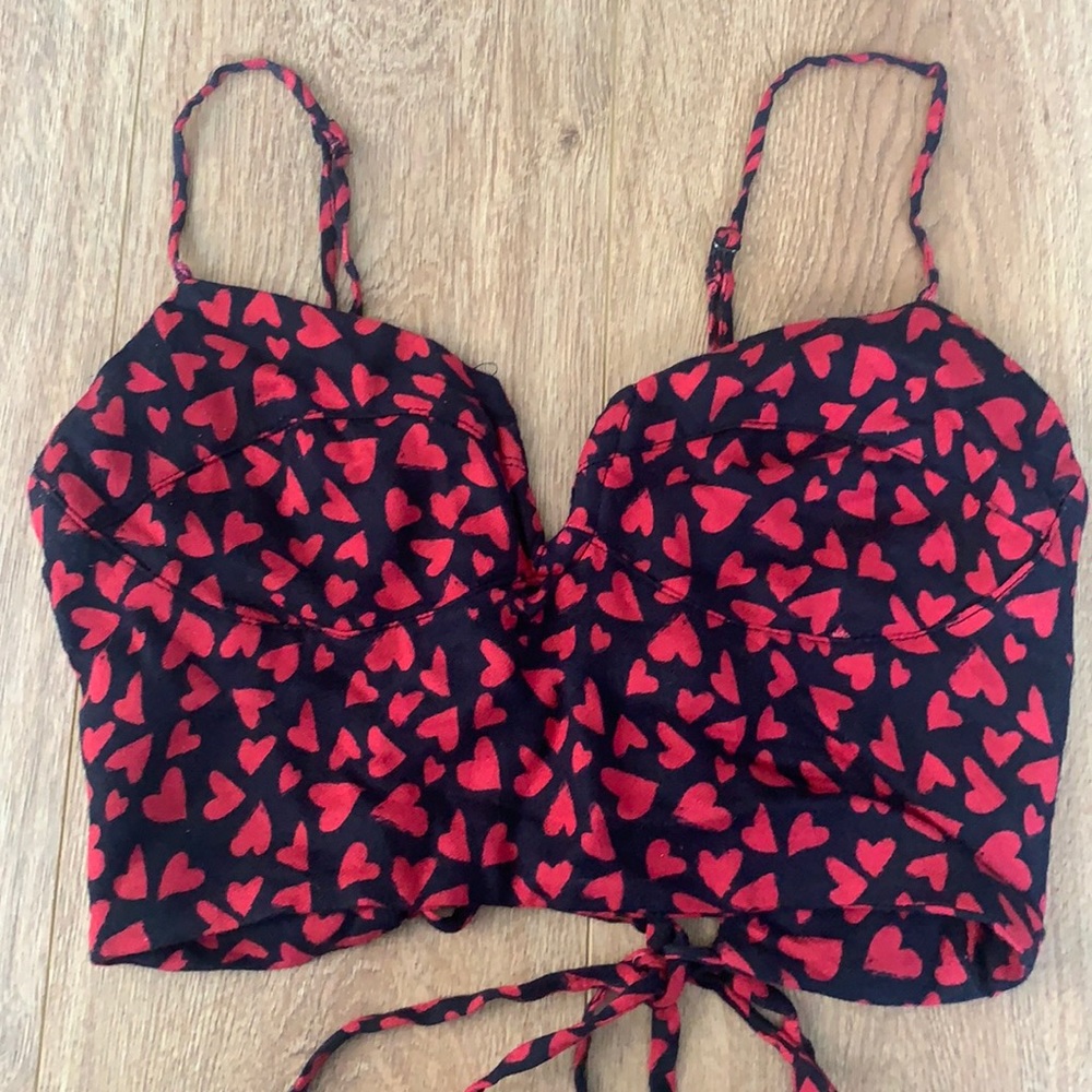 Urban outfitters bustier crop top so XS